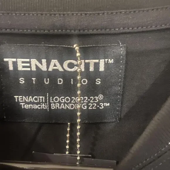 Tenaciti Black “Fire Lion” Graphic T-Shirt – Size M - Picture 3 of 5